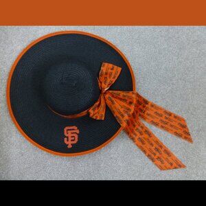 San Francisco Giants, Coca Cola, and Kentucky Derby Straw Hat Black Beach Sun Ha